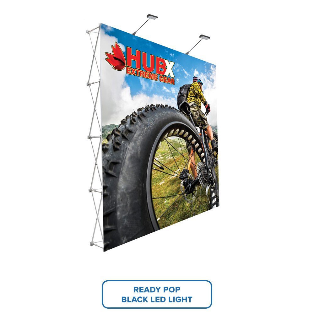 10 x 10 ft. RPL Fabric Pop Up Display Straight — Graphic Package / No Endcaps